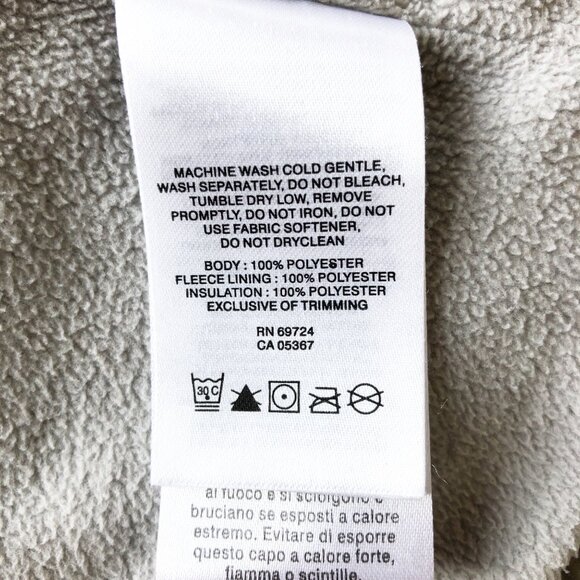 COLUMBIA Fleece Lined Tan Full Zip Front Vest Womens Small - Picture 4 of 8